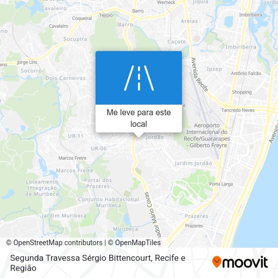 Segunda Travessa Sérgio Bittencourt mapa