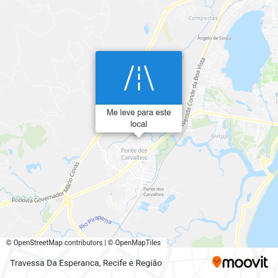Travessa Da Esperanca mapa