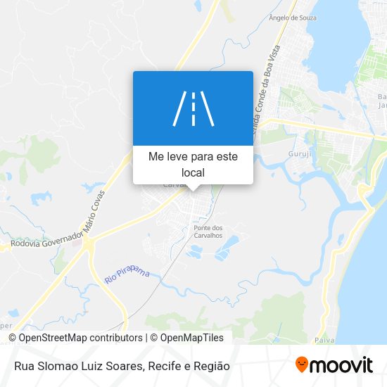 Rua Slomao Luiz Soares mapa
