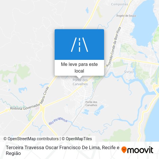 Terceira Travessa Oscar Francisco De Lima mapa