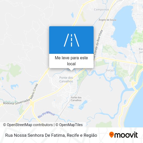 Rua Nossa Senhora De Fatima mapa