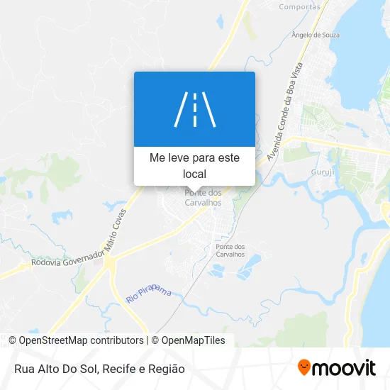 Rua Alto Do Sol mapa