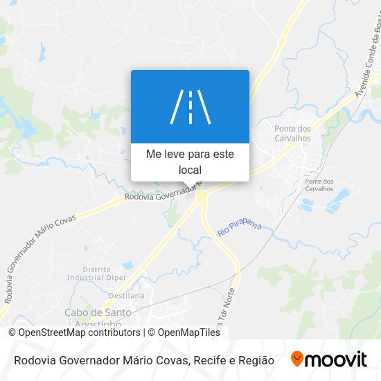 Rodovia Governador Mário Covas mapa