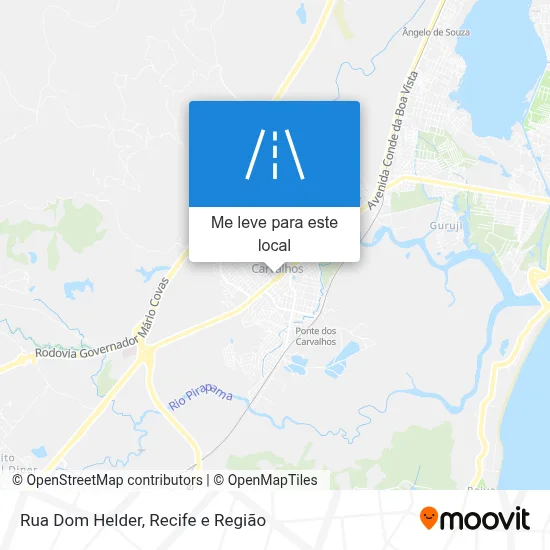 Rua Dom Helder mapa