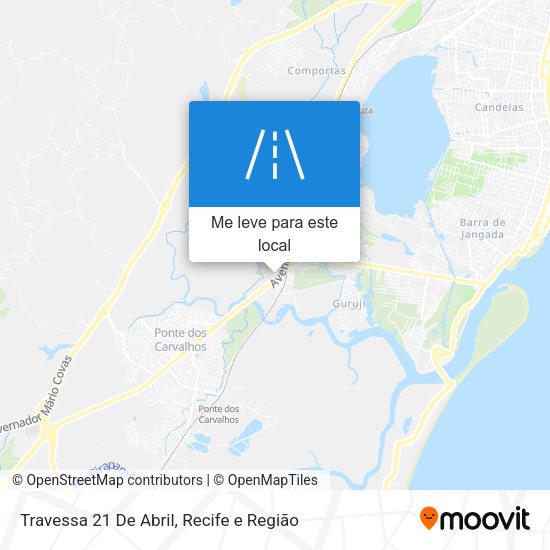 Travessa 21 De Abril mapa