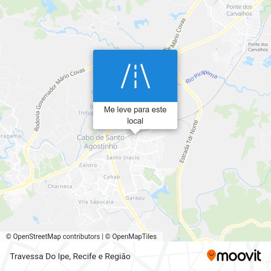 Travessa Do Ipe mapa