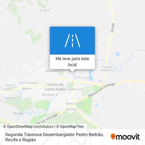 Segunda Travessa Desembargador Pedro Beltrão mapa