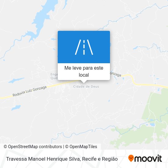 Travessa Manoel Henrique Silva mapa