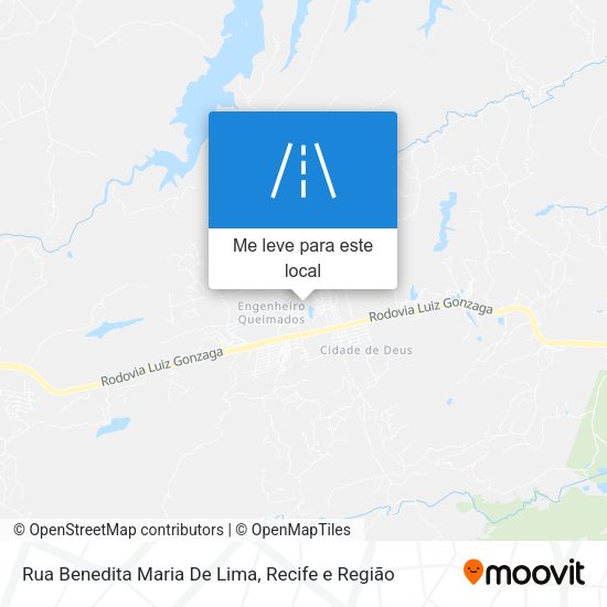 Rua Benedita Maria De Lima mapa