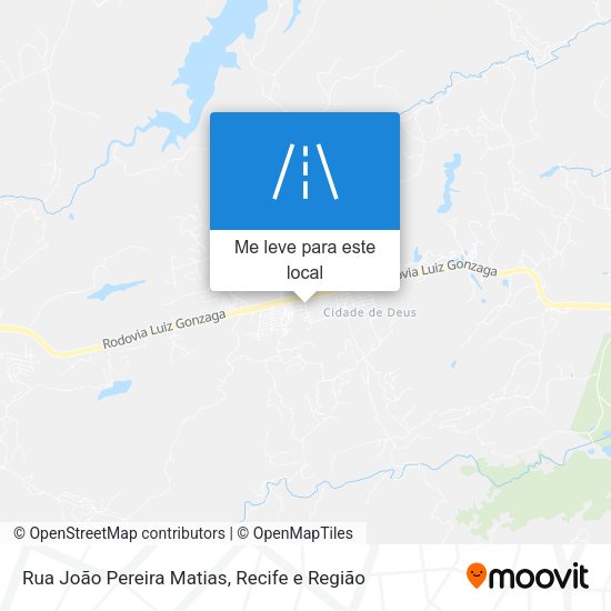 Rua João Pereira Matias mapa