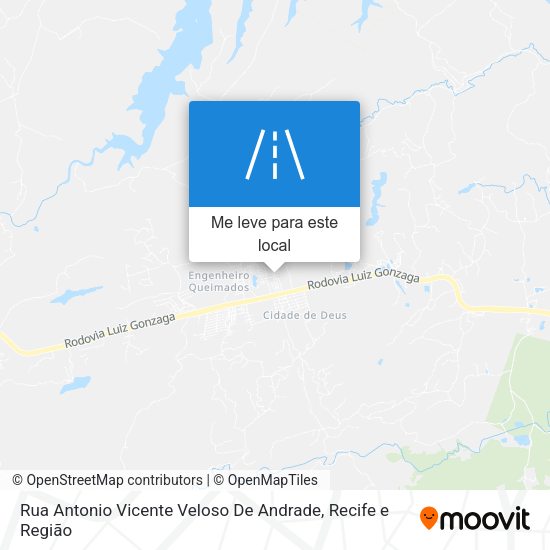 Rua Antonio Vicente Veloso De Andrade mapa