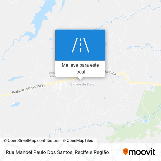 Rua Manoel Paulo Dos Santos mapa
