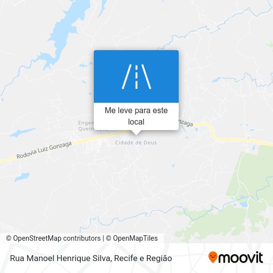 Rua Manoel Henrique Silva mapa