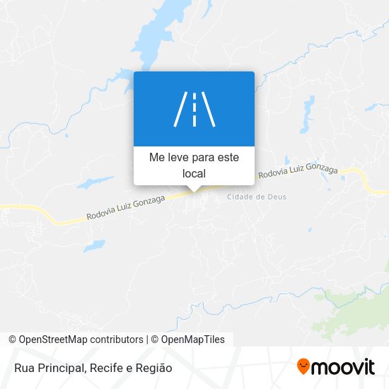 Rua Principal mapa