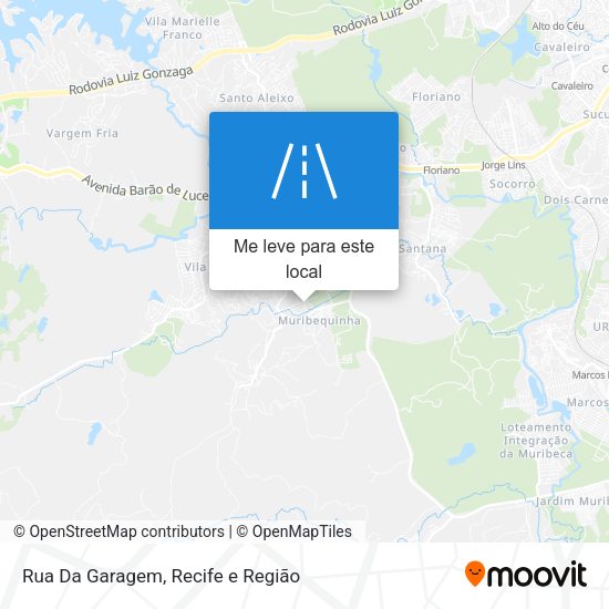 Rua Da Garagem mapa