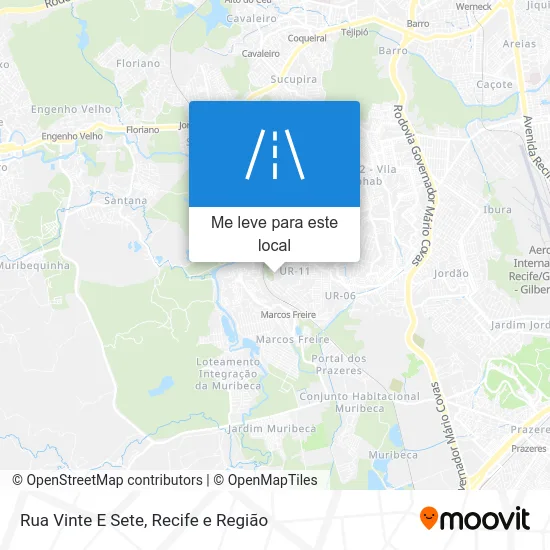 Rua Vinte E Sete mapa