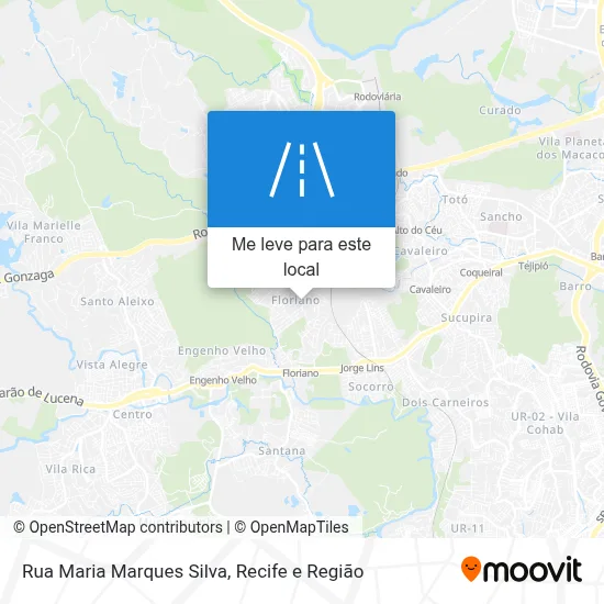 Rua Maria Marques Silva mapa