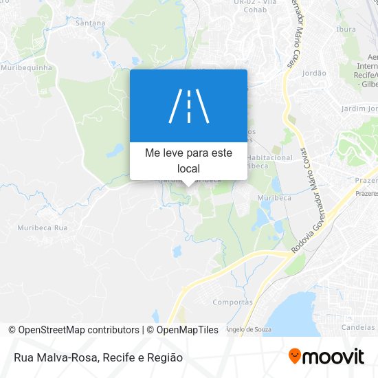 Rua Malva-Rosa mapa