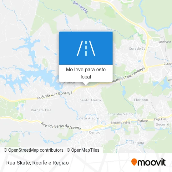 Rua Skate mapa