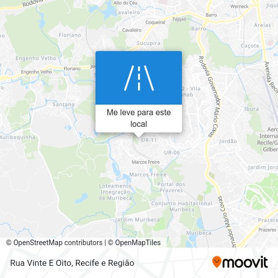 Rua Vinte E Oito mapa
