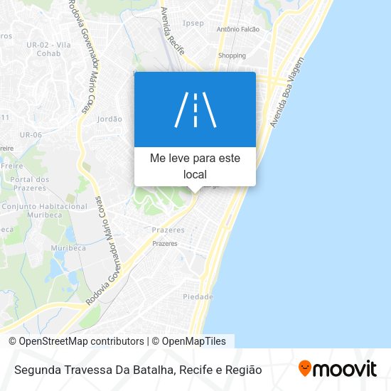 Segunda Travessa Da Batalha mapa