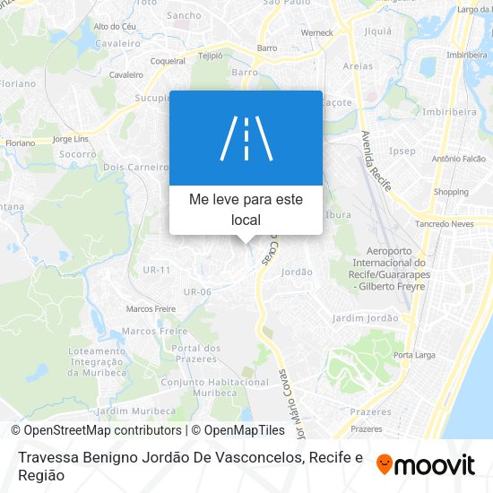 Travessa Benigno Jordão De Vasconcelos mapa