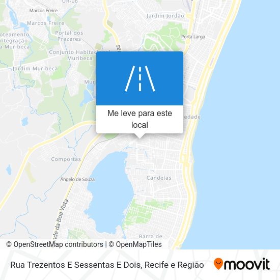 Rua Trezentos E Sessentas E Dois mapa
