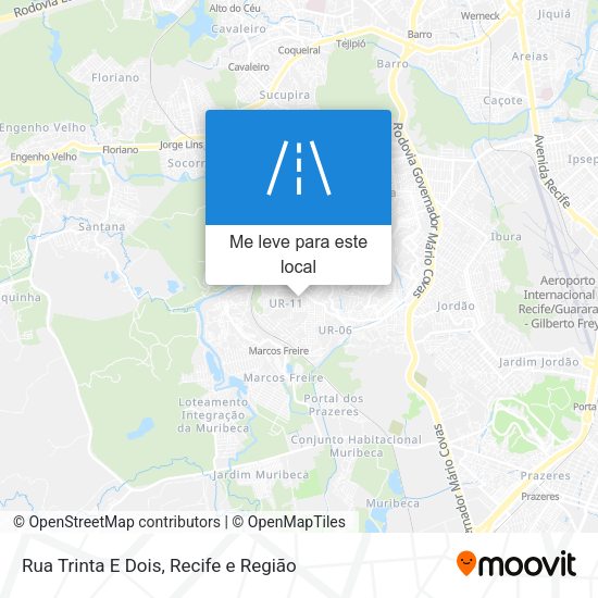 Rua Trinta E Dois mapa