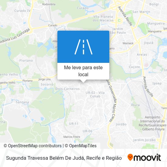 Sugunda Travessa Belém De Judá mapa