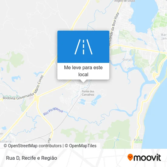 Rua D mapa