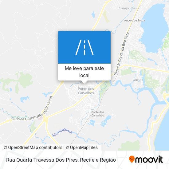 Rua Quarta Travessa Dos Pires mapa