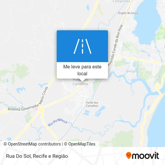 Rua Do Sol mapa