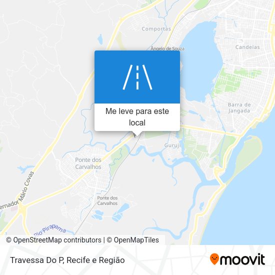 Travessa Do P mapa