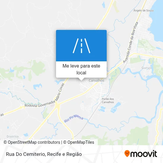 Rua Do Cemiterio mapa