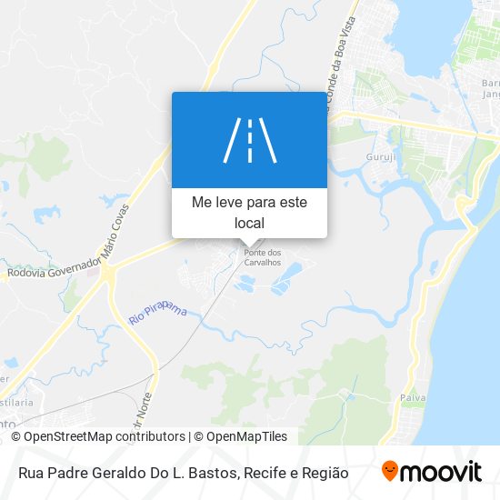 Rua Padre Geraldo Do L. Bastos mapa