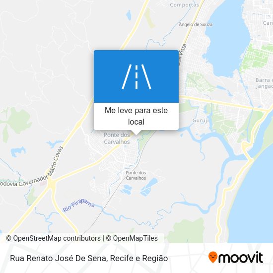 Rua Renato José De Sena mapa