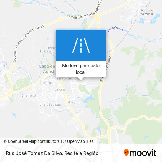 Rua José Tomaz Da Silva mapa