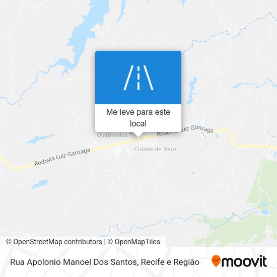 Rua Apolonio Manoel Dos Santos mapa