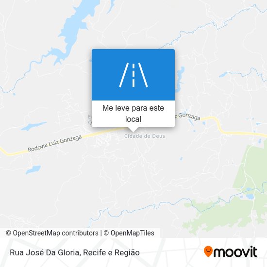 Rua José Da Gloria mapa