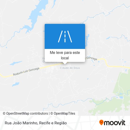 Rua João Marinho mapa
