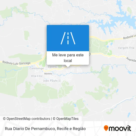 Rua Diario De Pernambuco mapa