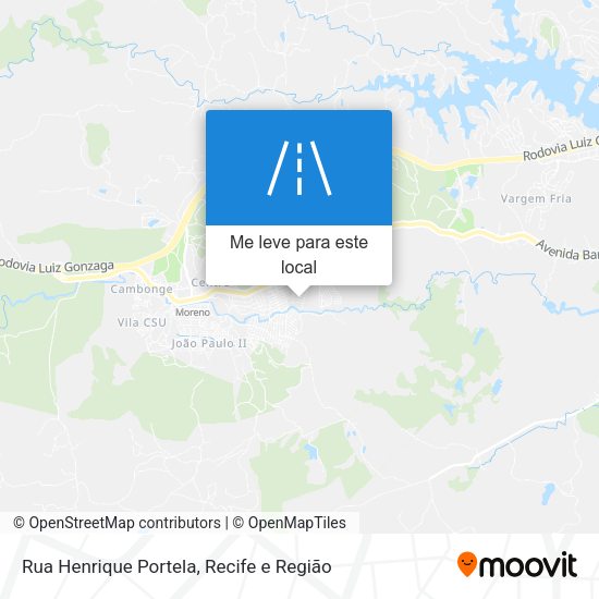 Rua Henrique Portela mapa
