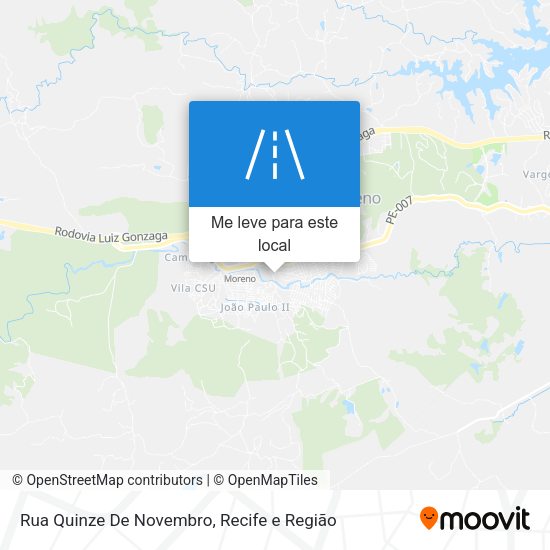 Rua Quinze De Novembro mapa