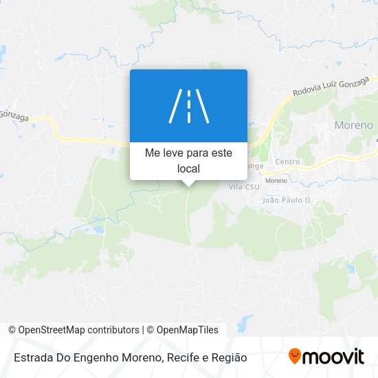 Estrada Do Engenho Moreno mapa