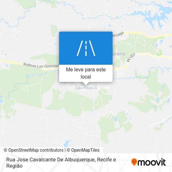 Rua Jose Cavalcante De Albuquerque mapa