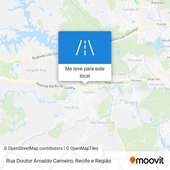 Rua Doutor Arnaldo Carneiro mapa