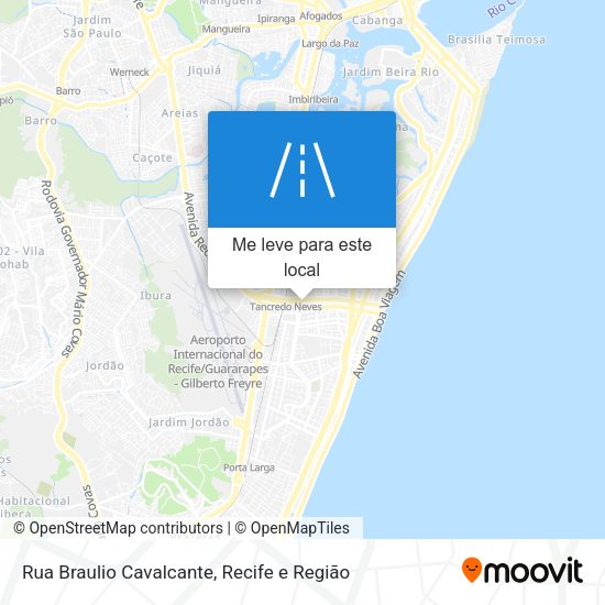 Rua Braulio Cavalcante mapa