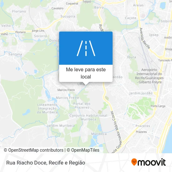 Rua Riacho Doce mapa