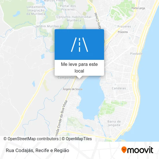 Rua Codajás mapa
