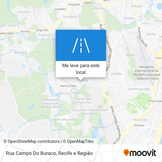 Rua Campo Do Buraco mapa